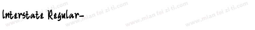 lnterstate Regular字体转换